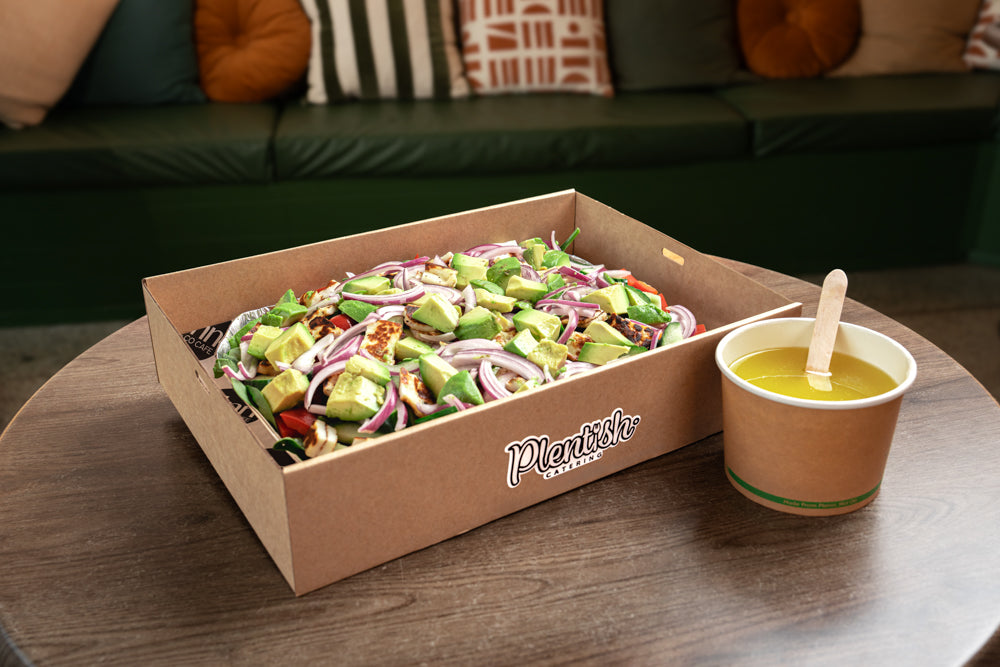 Fresh Mediterranean Salad for team lunches, celebrations, and shared grazing platters in the Blue Mountains and Sydney